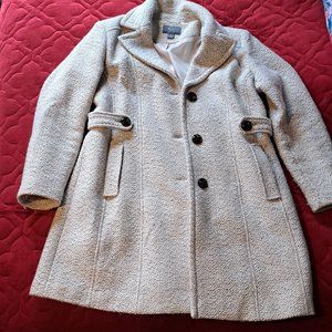 Gallery Wool-Blend Walker Coat - Oatmeal/Beige Womens